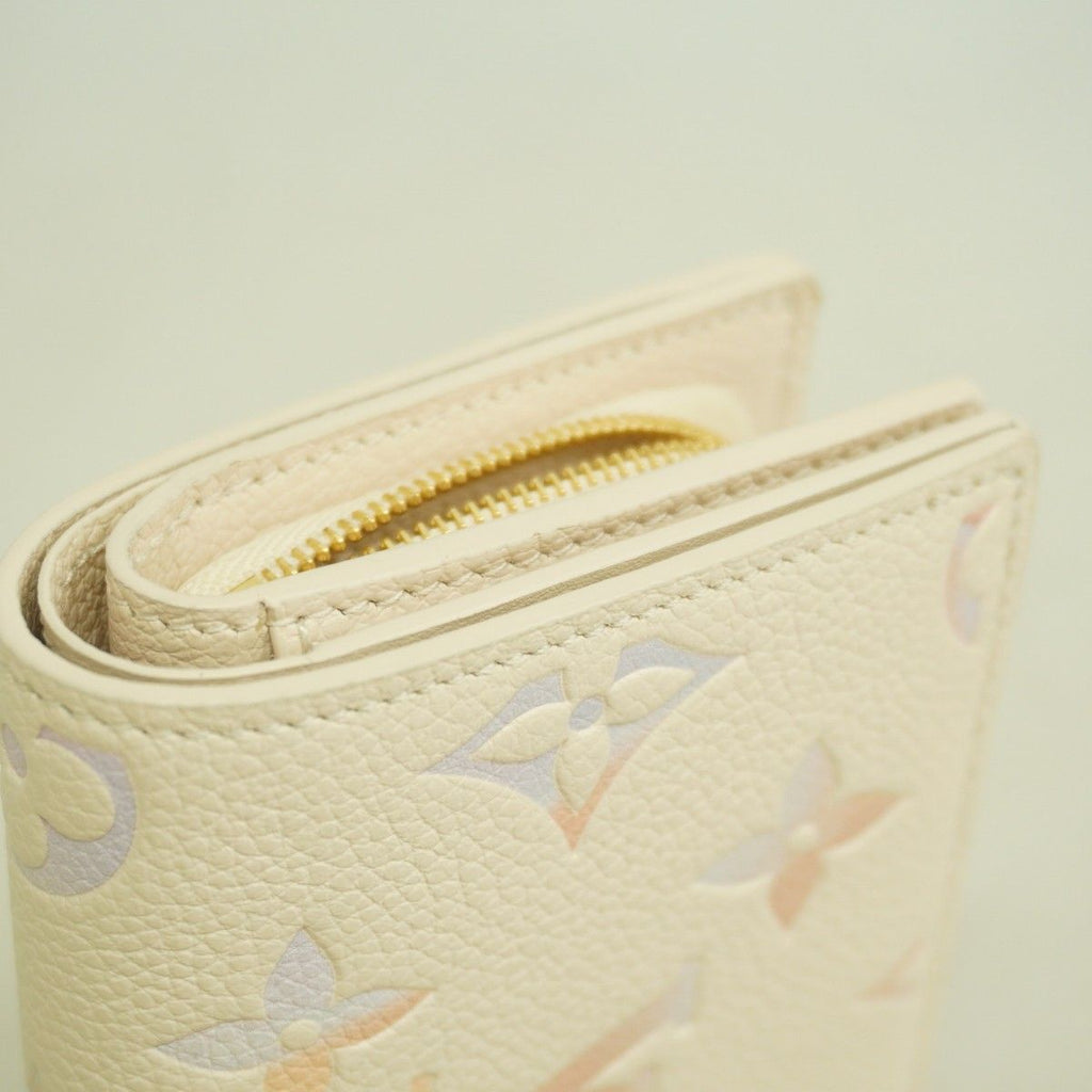 Louis Vuitton Wallet Monogram Empreinte Portefeuille Clair Dream Beige — view 6