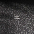 Hermes Handbag Picotin Lock PM Taurillon Clemence Canvas Silver — view 5