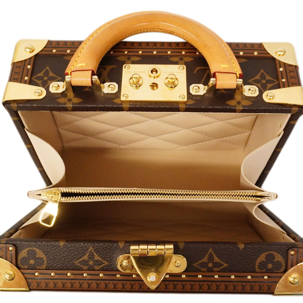 Louis Vuitton Handbag Monogram Petite Valise Brown 2-Way — view 4