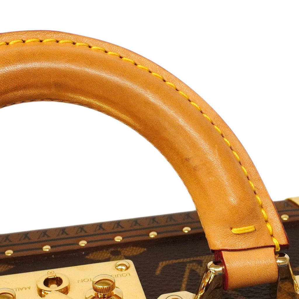 Louis Vuitton Handbag Monogram Petite Valise Brown 2-Way — view 6