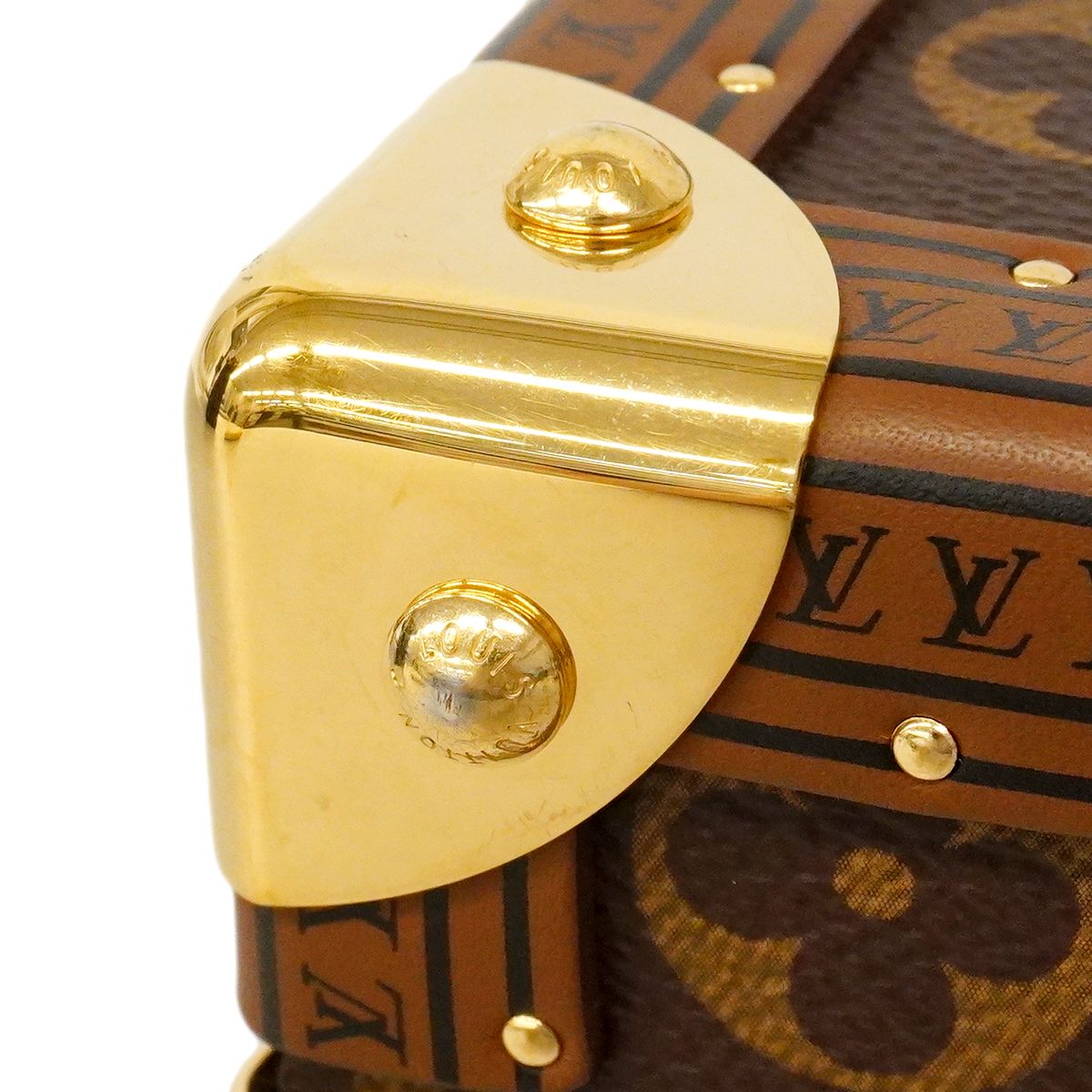 Louis Vuitton Handbag Monogram Petite Valise Brown 2-Way — view 9