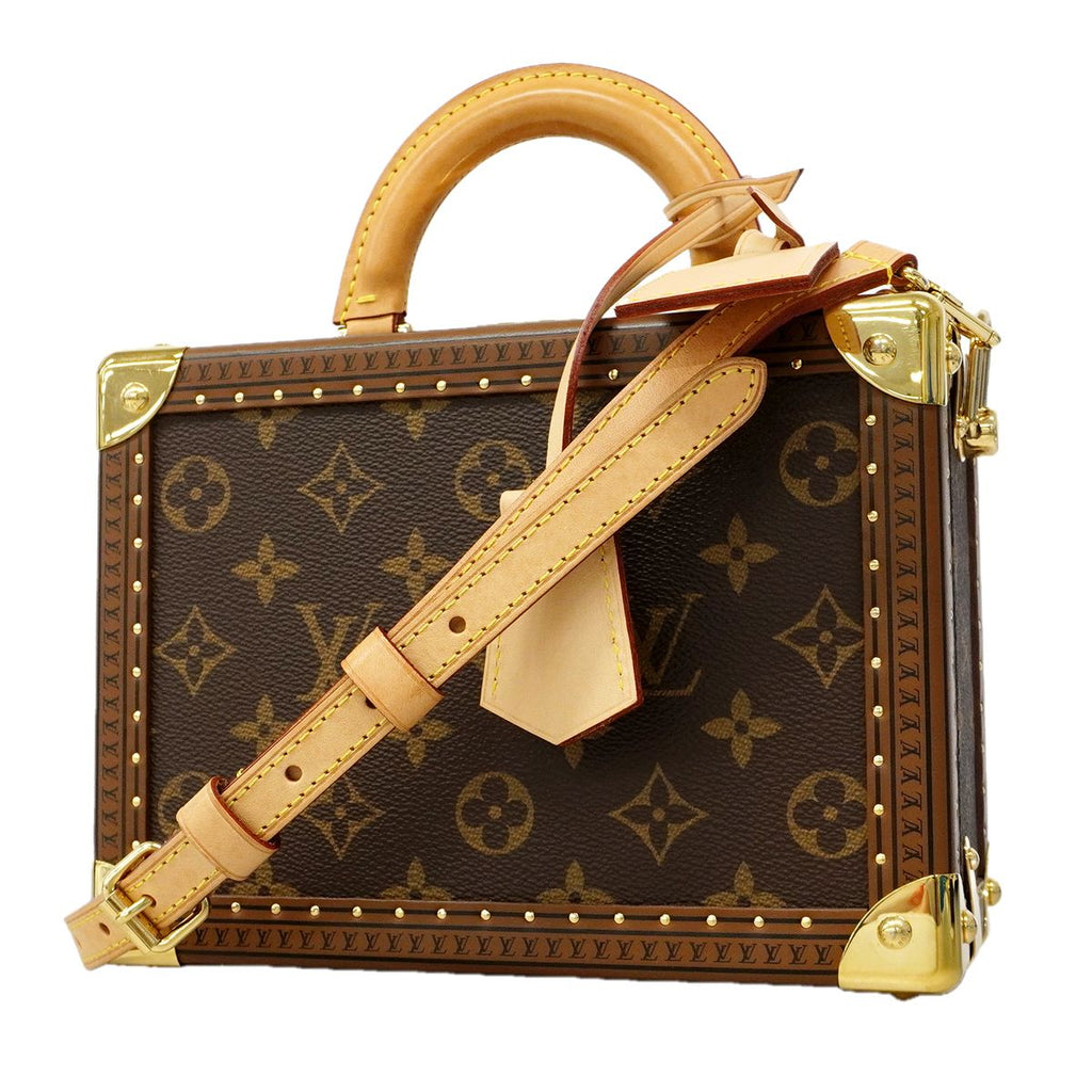 Louis Vuitton Handbag Monogram Petite Valise Brown 2-Way