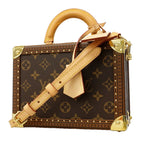 Louis Vuitton Handbag Monogram Petite Valise Brown 2-Way