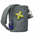 Louis Vuitton Shoulder Bag Taurillon Climbing Chalk Pouch Granite Gray