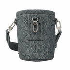 Louis Vuitton Shoulder Bag Taurillon Climbing Chalk Pouch Granite Gray — view 9