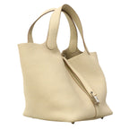 Hermes Handbag Picotin Lock MM Taurillon Clemence Cles Silver — view 2