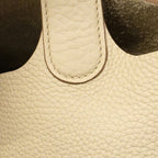 Hermes Handbag Picotin Lock MM Taurillon Clemence Cles Silver — view 7