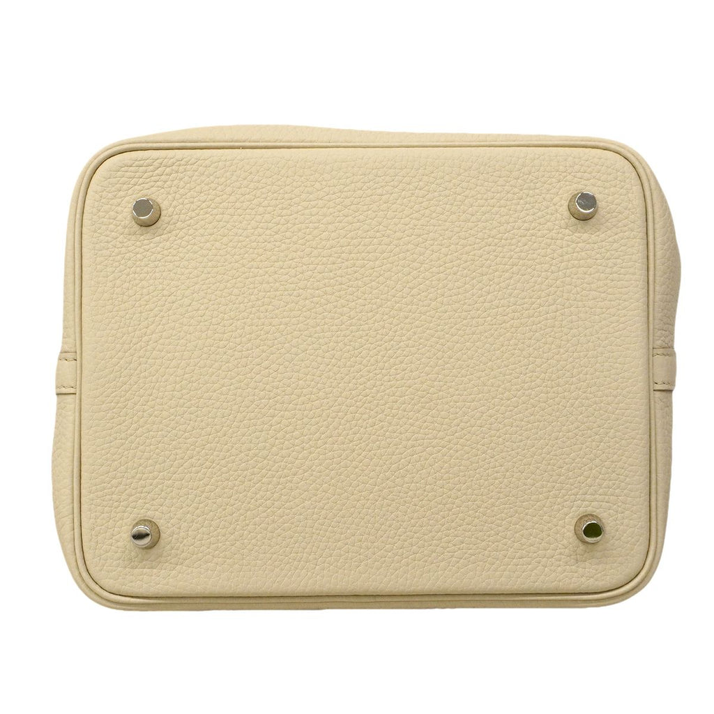 Hermes Handbag Picotin Lock MM Taurillon Clemence Cles Silver — view 3