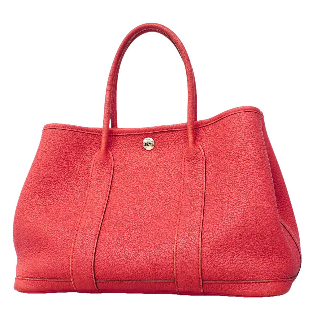 Hermes Tote Garden Party TPM Negonda Bougainvillea Silver