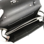 Hermes Shoulder Wallet Kelly Tougo Veau Epsom Black Silver — view 4