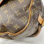 Louis Vuitton Shoulder Bag Monogram Saumur 35 Brown — view 6