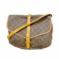 Louis Vuitton Shoulder Bag Monogram Saumur 35 Brown