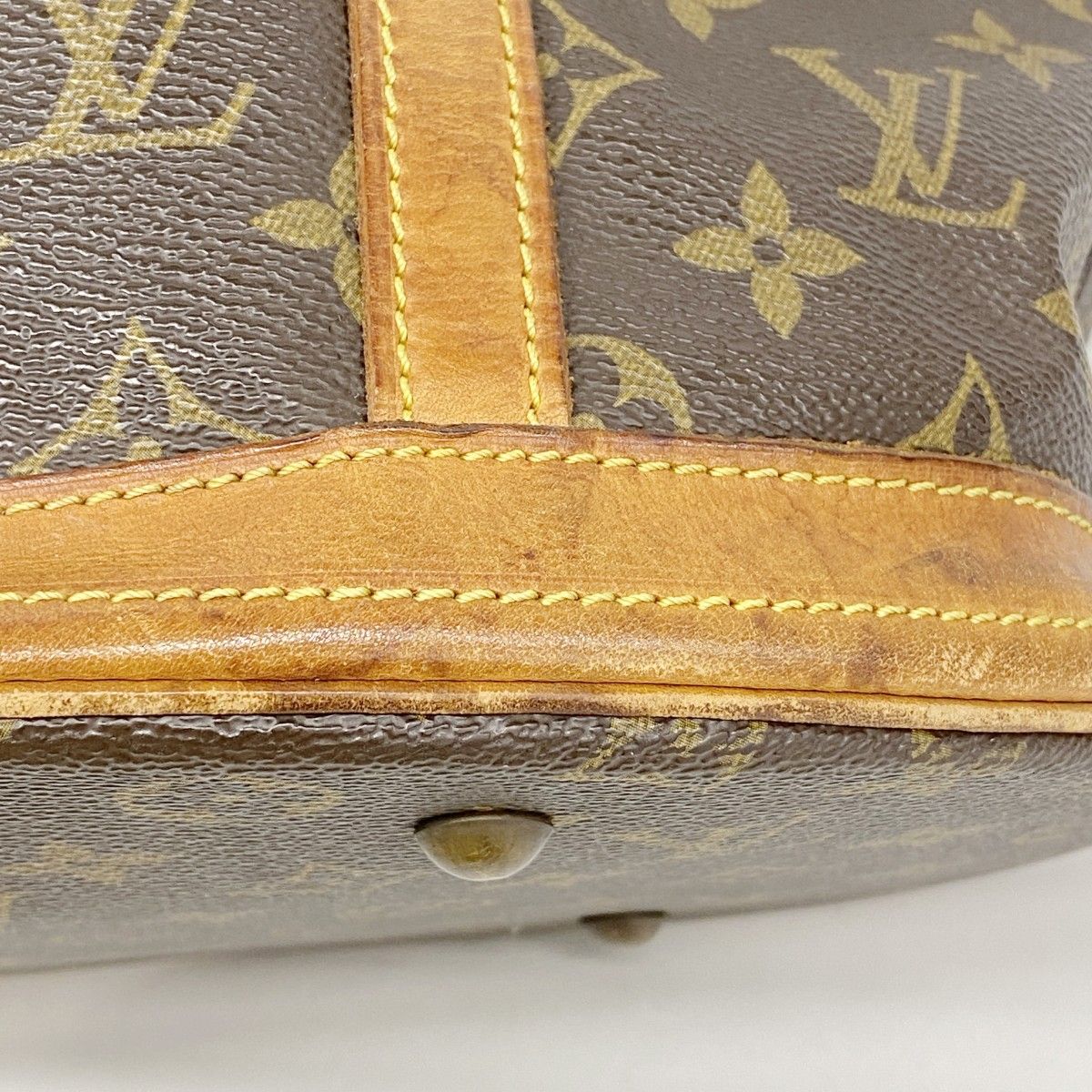 Louis Vuitton Tote Monogram Bucket GM Brown — view 7