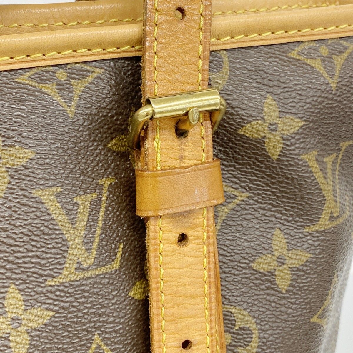 Louis Vuitton Tote Monogram Bucket GM Brown — view 8