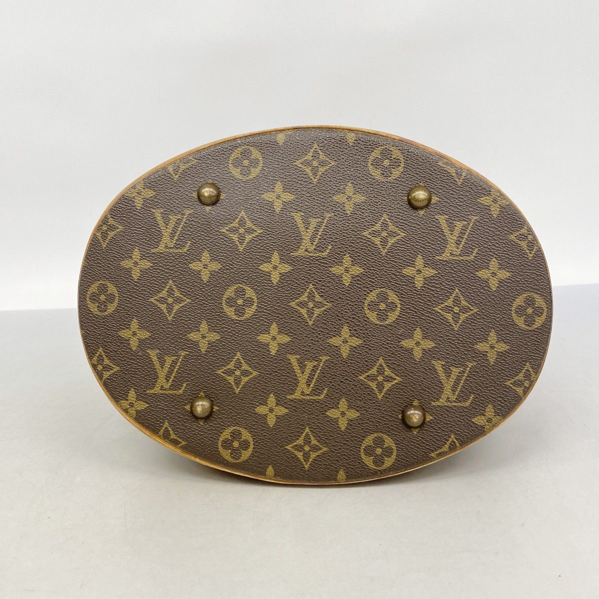 Louis Vuitton Tote Monogram Bucket GM Brown — view 3