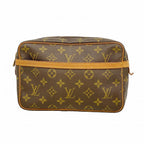Louis Vuitton Clutch Monogram Compiegne 23 Brown