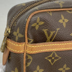 Louis Vuitton Clutch Monogram Compiegne 23 Brown — view 6