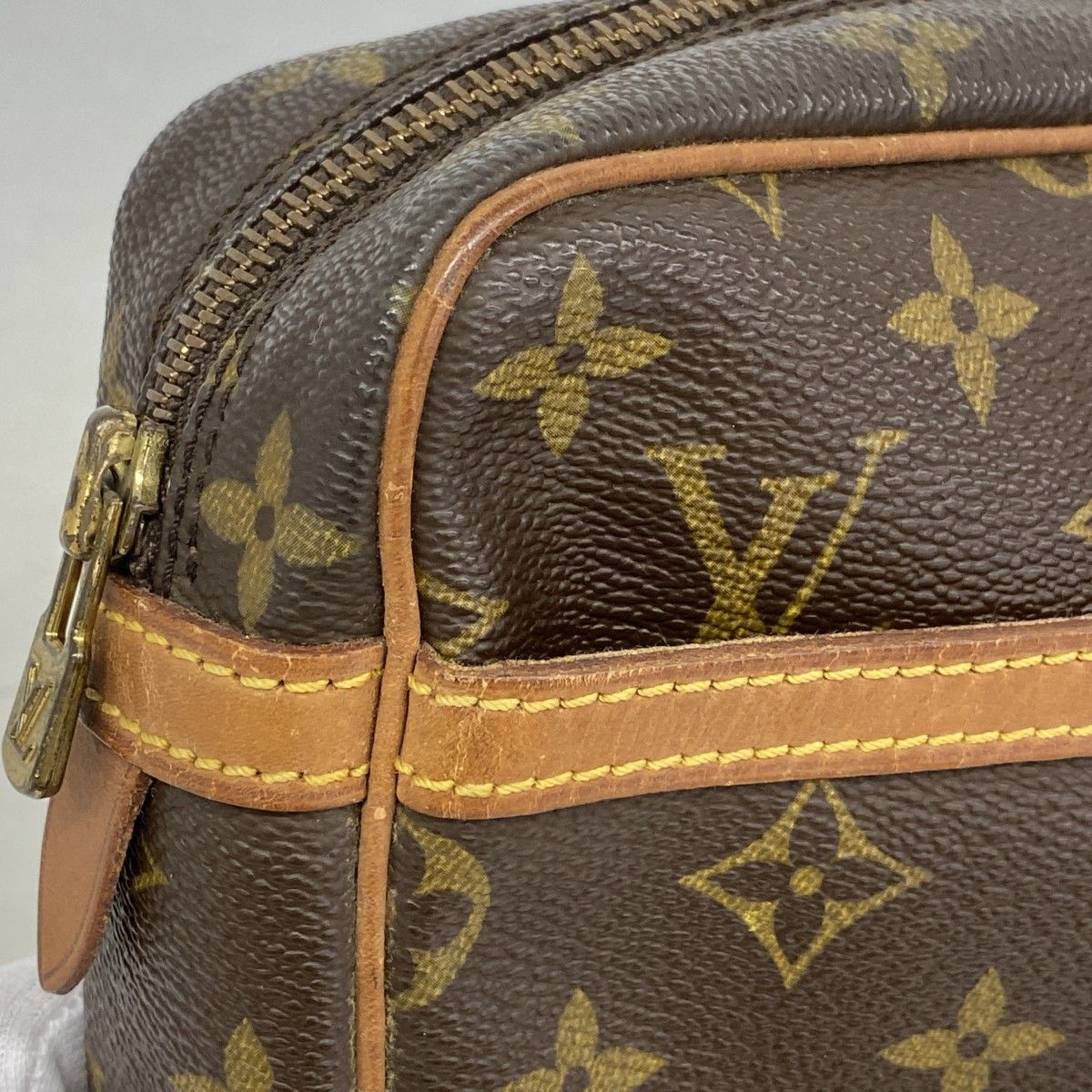 Louis Vuitton Clutch Monogram Compiegne 23 Brown — view 6