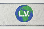 Louis Vuitton Belt Reversible Ceinture LV Initial 90 36 Monogram Logo White — view 8