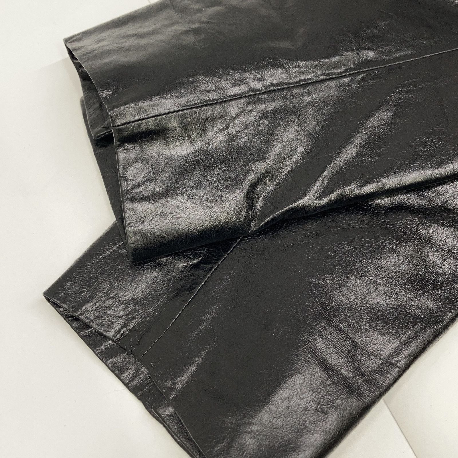Dior Homme Black Chris Van Assche Era Leather Jacket 52 — view 7