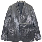 Dior Homme Black Chris Van Assche Era Leather Jacket 52