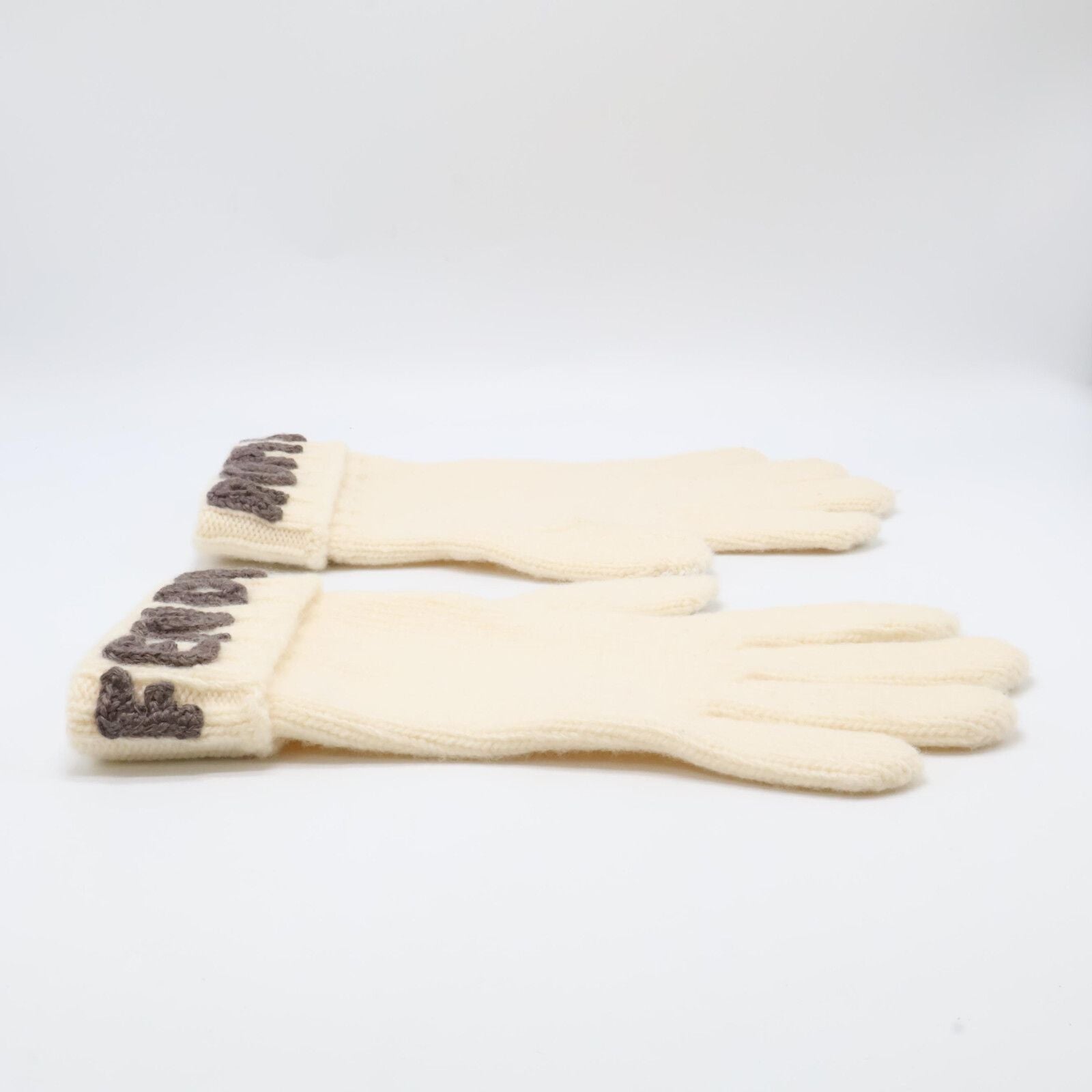 Fendi Logo Wool S Gloves