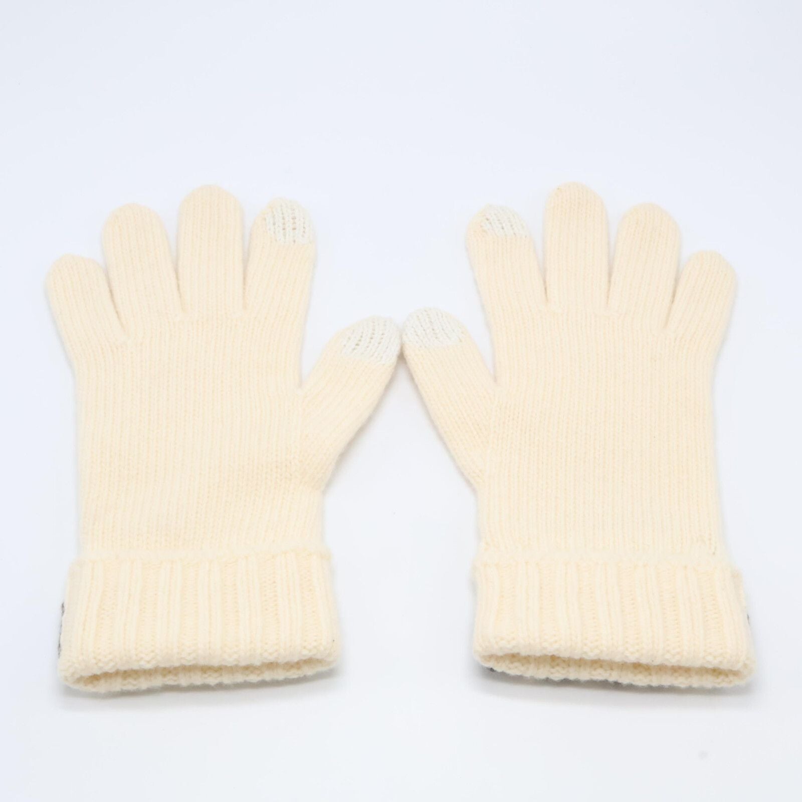 Fendi Logo Wool S Gloves