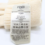 Fendi Logo Wool S Gloves