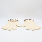 Fendi Logo Wool S Gloves