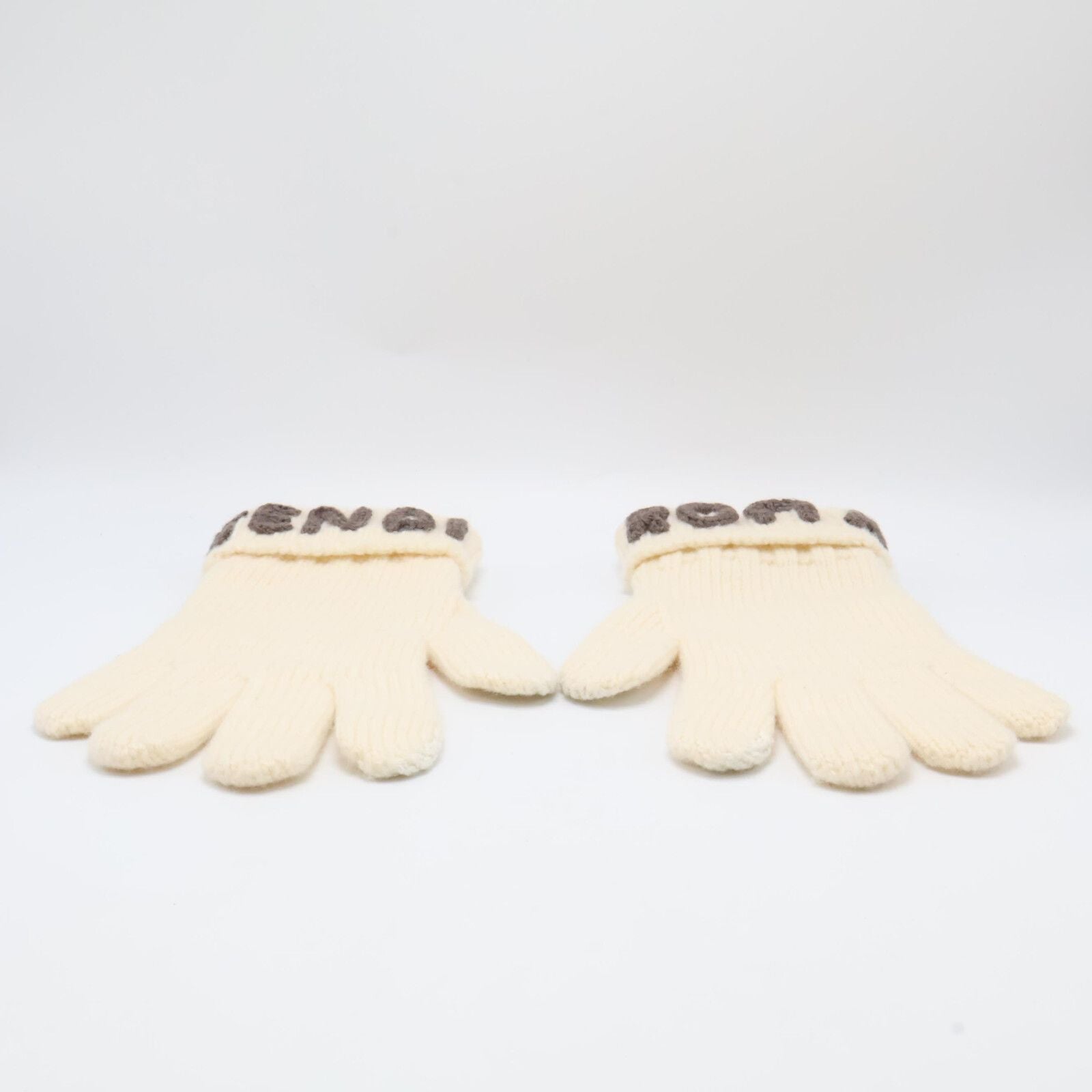 Fendi Logo Wool S Gloves
