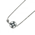 Louis Vuitton Necklace Monogram Idylle Star 18k WG 750 White Gold Diamond