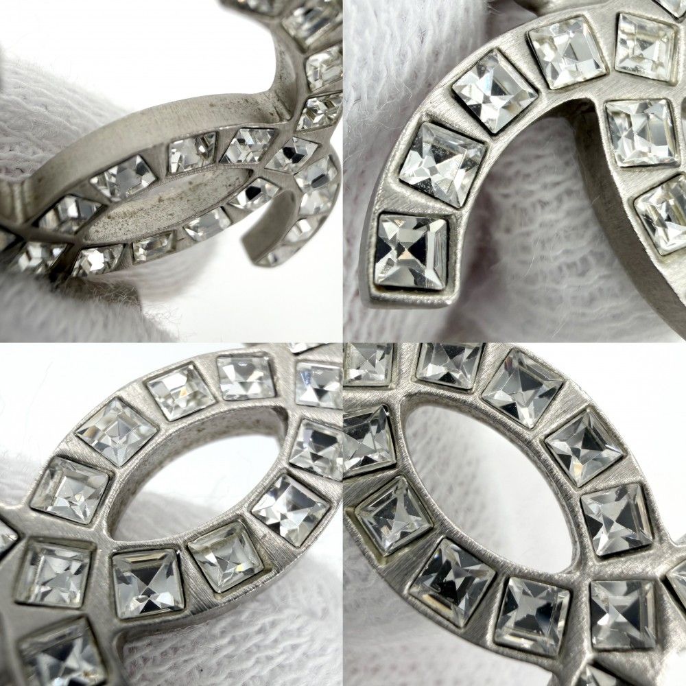 Chanel Necklace CC Logo with Adjuster Star Rhinestone 13c Silver — view 7