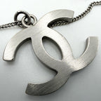 Chanel Necklace CC Logo with Adjuster Star Rhinestone 13c Silver — view 6