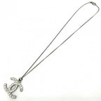 Chanel Necklace CC Logo with Adjuster Star Rhinestone 13c Silver — view 5
