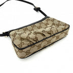 Gucci Shoulder Bag Crossbody GG Supreme Canvas Beige Brown Gold — view 3