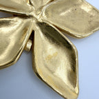 Chanel Necklace CC Logo Long Pendant Flower Motif Gold Plated — view 9