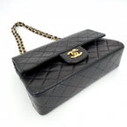 Chanel Shoulder Bag Quilted 23 Double Chain Flap Crossbody CC Logo Turnlock — view 3