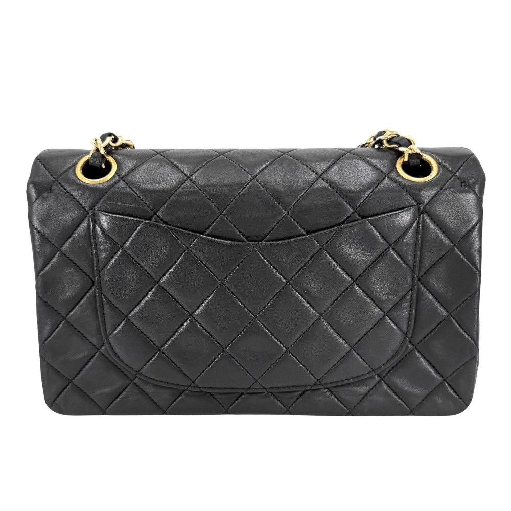 Chanel Shoulder Bag Quilted 23 Double Chain Flap Crossbody CC Logo Turnlock — view 2
