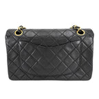 Chanel Shoulder Bag Quilted 23 Double Chain Flap Crossbody CC Logo Turnlock — view 2
