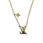 Louis Vuitton Necklace LV Iconic Pendant with Adjuster Star Rhinestone Gold — view 2