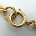 Chanel Necklace CC Logo Heart Vintage Chain Gold Plated — view 6