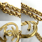 Chanel Necklace CC Logo Heart Vintage Chain Gold Plated — view 8