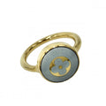 Louis Vuitton Ring LV Paris Confetti M Gray Gold