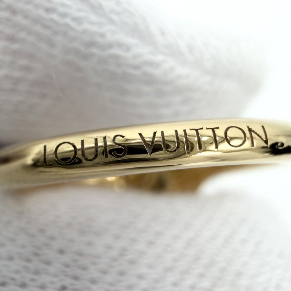 Louis Vuitton Ring LV Paris Confetti M Gray Gold — view 3