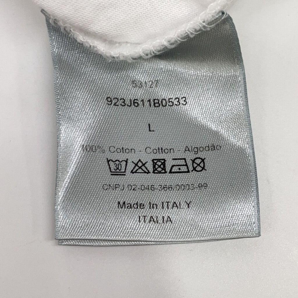 Dior White Visitor Patch T-Shirt — view 4