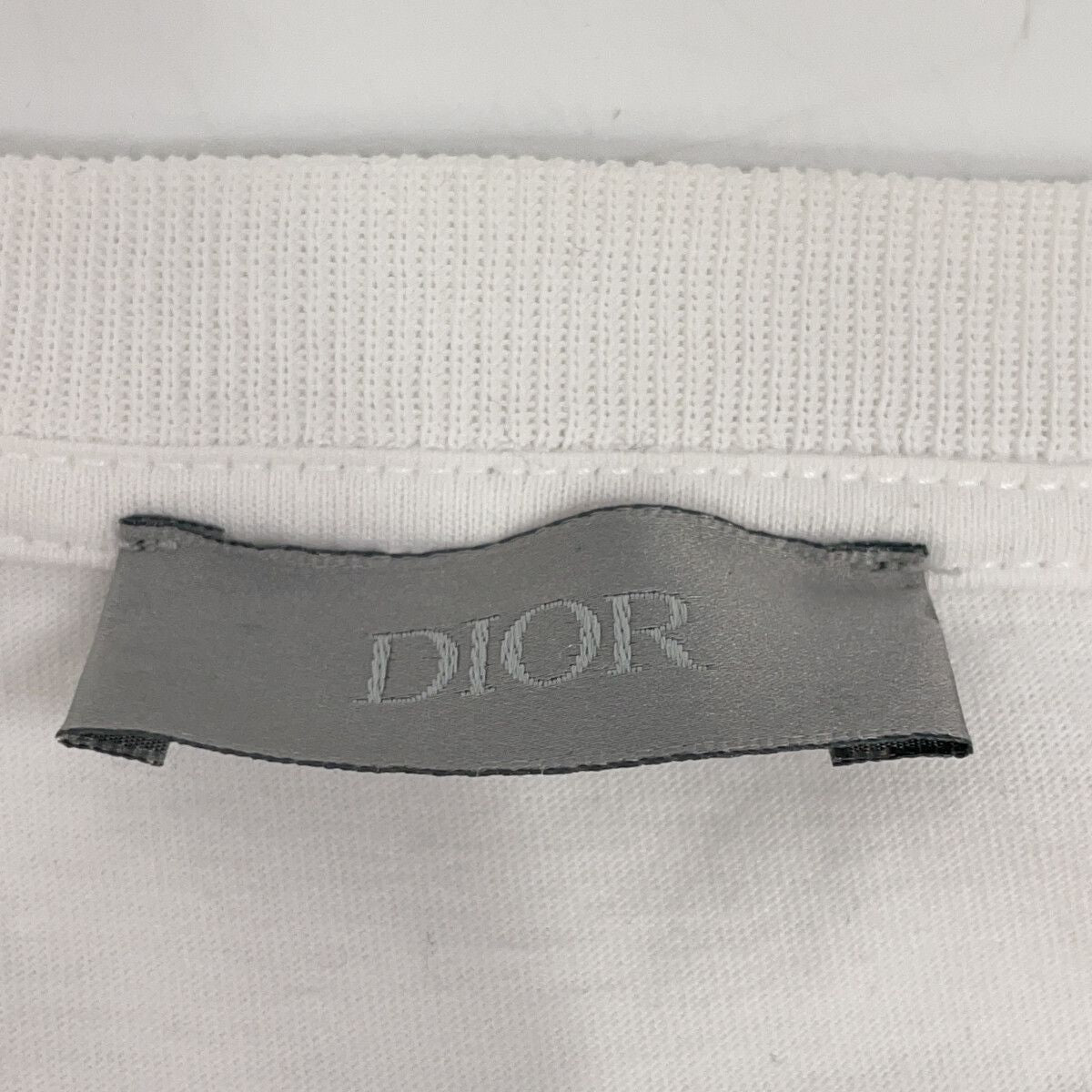 Dior White Visitor Patch T-Shirt — view 3