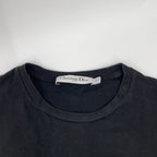 Dior Logo Crew Neck Linen Blend Short Sleeve T-Shirt XS — view 6