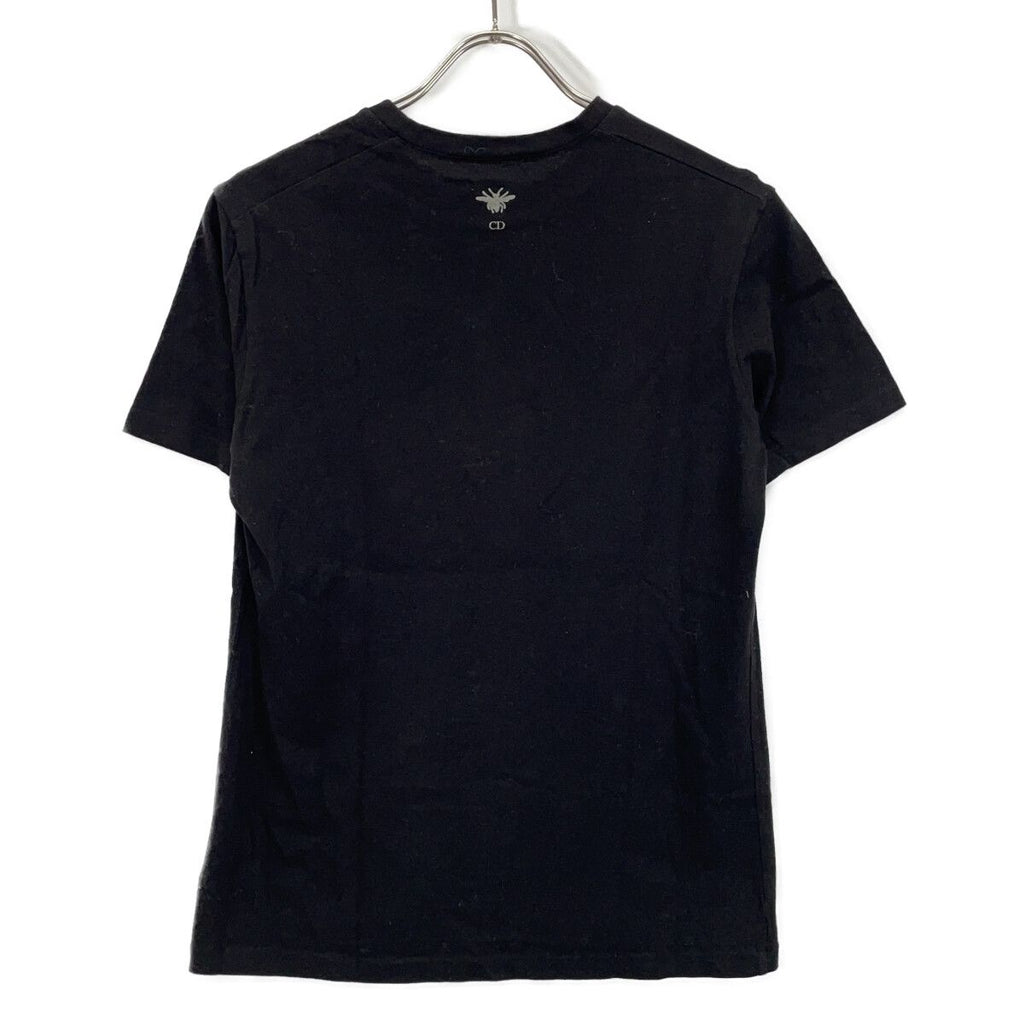 Dior Logo Crew Neck Linen Blend Short Sleeve T-Shirt XS — view 2