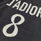 Dior Logo Crew Neck Linen Blend Short Sleeve T-Shirt XS — view 8