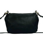 Loewe Vintage Anagram Logo Leather Shoulder Bag Pochette Crossbody Brown — view 3